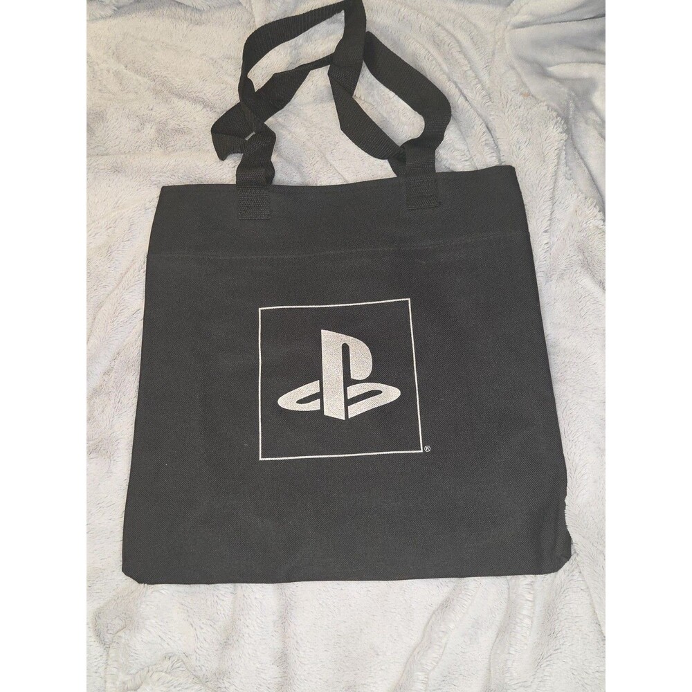 PlayStation Promotional Canvas Tote Bag Black | Limited Edition Sony Gift